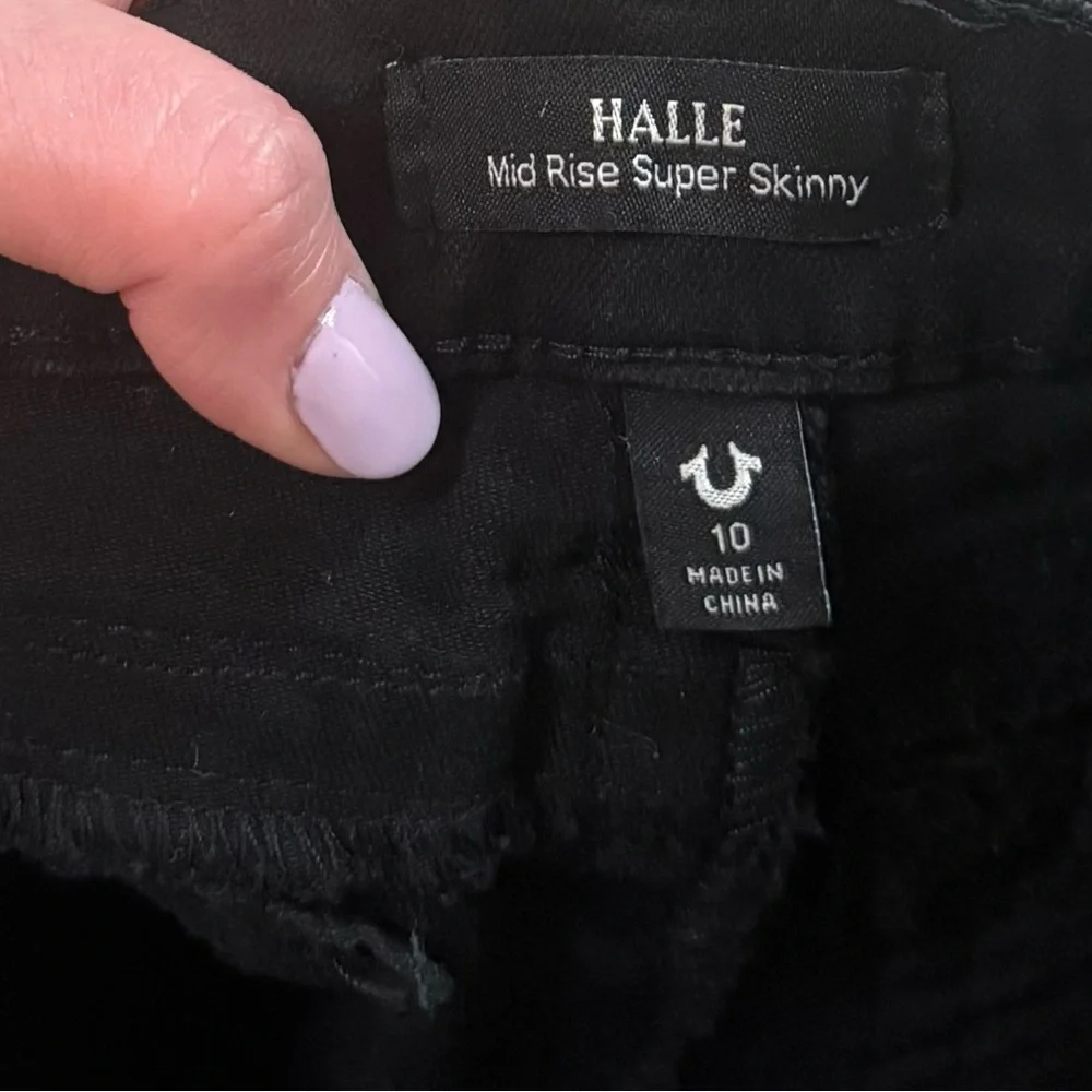 Girls True Religion Halle mid rise super skinny sz 10